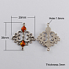 Alloy Enamel Chandelier Component Links ENAM-EA9734Y-6-1