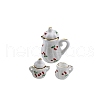 Cherry Pattern Mini Ceramic Tea Sets BOTT-PW0002-126-1