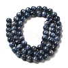 Natural Kyanite/Cyanite/Disthene Round Beads Strands G-O017-6mm-04C-2