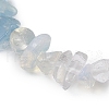 Natural Aquamarine Chips Beaded Stretch Bracelets for Women BJEW-TA00557-04-4