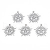 Non-Tarnish 201 Stainless Steel Pendants STAS-N098-052P-1