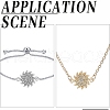 ARRICRAFT 40Pcs 2 Colors Alloy Pave Crystal Rhinestone Connector Charms FIND-AR0004-99-7