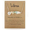 667 Stainless Steel with Natural Yellow Quartz & Natural Green Aventurine & Natural Quartz Crystal Chip Pendant Necklaces FS-WGFED6E-11-1
