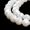 Electroplate Opaque Glass Beads Strands EGLA-A035-P8mm-A01-3