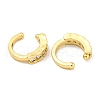 Brass Micro Pave Cubic Zirconia Cuff Earrings EJEW-C104-092G-2