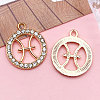 Zinc Alloy Crystal Rhinestone Pendants WGC2D94-12-1