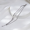 Stylish Stainless Steel Triple-layer Bracelets OB2318-1-2