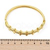 Brass Micro Pave Clear Cubic Zirconia Hinged Bangles for Women BJEW-S168-05G-4