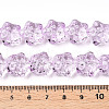Transparency Glass Beads Strands GLAA-T023-12F-4