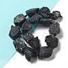 Raw Rough Natural Black Tourmaline Beads Strands G-J388-A12-01-2