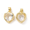Glass Pendants KK-G424-13G-02-2