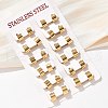 304 Stainless Steel Hoop Earrings EJEW-M079-03G-01-1