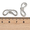 Alloy Bowknot Beads FIND-M079-02P-3