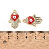 Golden Plated Alloy Enamel Pendants ENAM-K069-35G-4