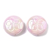 2Pcs UV Plating Acrylic Beads FIND-C067-03B-1