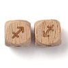 Natural Wood Constellation Beads WOOD-M002-09-3