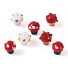 18Pcs 3 Style Handmade Lampwork Beads LAMP-PJ0001-02-3