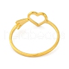 Animal 201 Stainless Steel Adjustable Rings for Women RJEW-D082-05D-3