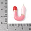 Brass Enamel Pendants KK-E093-03G-U-01-3