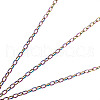 PVD Vacuum Plating 304 Stainless Steel Cable Chains CHS-TA0001-03MC-13