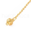 Brass Cable Chain Coil Dowsing Pendulums HJEW-D004-01G-4