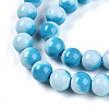 Baking Painted Glass Beads Strands DGLA-N012-8mm-05-3