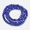 Electroplate Glass Beads Strands EGLA-A034-T2mm-I07-2