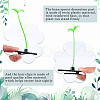 CRASPIRE Bean Sprout Plastic Alligator Hair Clips PHAR-CP0001-20-6