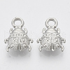 Plating ABS Plastic Pendants KY-N007-10-2