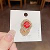 Special-Interest Brass Cubic Zirconia Finger Rings FS-WG96586-03-1