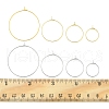 64Pcs 8 Style 316 Surgical Stainless Steel Hoop Earring Findings STAS-FS0001-33-6
