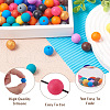 120Pcs 12 Colors Silicone Beads SIL-TA0001-18-6