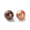 Faceted Round Shell Pearl Beads BSHE-XCP0001-78B-2