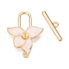 Brass Toggle Clasps KK-N054-152G-1