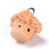 Resin Pendants RESI-K009-02P-2