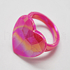 Kids Valentines Day Gifts Acrylic Rings for Kids RJEW-S618-6-2
