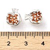 Brass Micro Pave Cubic Zirconia Pendants KK-H455-16P-3