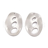 Non-Tarnish 304 Stainless Steel Pendants STAS-B031-11P-2