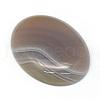 Oval Dyed Natural Striped Agate/Banded Agate Cabochons G-R349-30x40-12-2