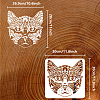 PET Hollow Out Drawing Painting Stencils DIY-WH0391-0051-2