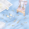 BENECREAT 10 Pair Brass Earring Hooks KK-BC0010-62-4