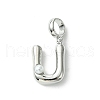 Rack Plating Brass with ABS Plastic Pearl European Dangle Charms KK-G501-02U-P-1