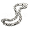Non-Tarnish 304 Stainless Steel Chain Necklaces NJEW-P298-01A-P-1