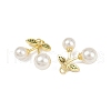 Brass Micro Pave Cubic Zirconia Pendants KK-H072-07G-2