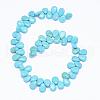 Natural Magnesite Beads Strands G-P324-09-10x14mm-2