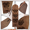 Cowhide Leather Labels AJEW-WH0386-0050-4