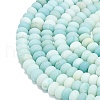 Natural Flower Amazonite Beads Strands G-P575-A10-8x5mm-02-3