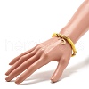 Polymer Clay Heishi Surfer Stretch Bracelet with Synthetic Hematite BJEW-JB07704-5