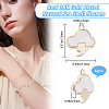 Beebeecraft 6Pcs Natural Sea Shell Cloud Charms KK-BBC00014-93-2