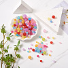 1160Pcs 4 Sizes Transparent Acrylic Ball Beads FACR-PJ0001-03-4